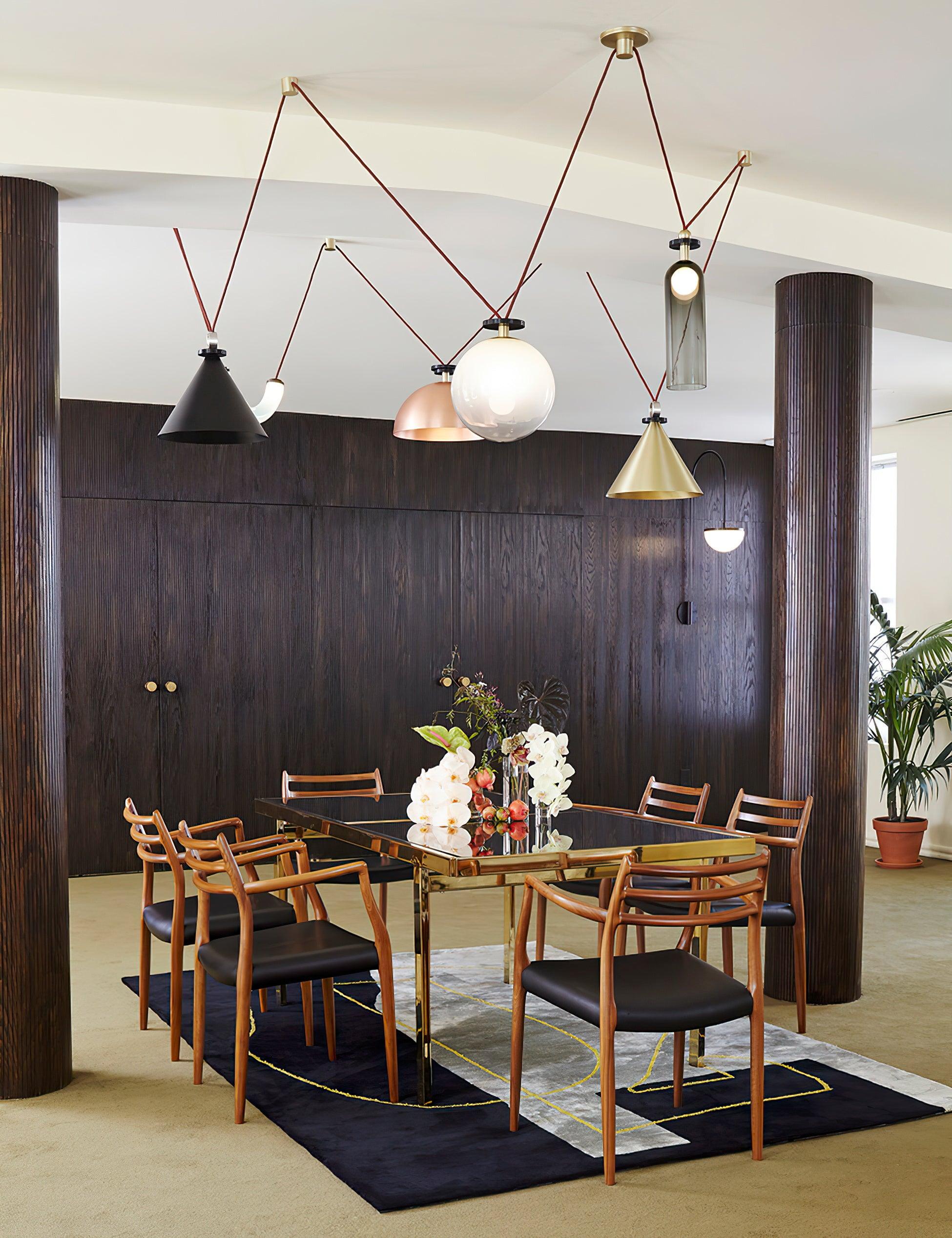 Lustra Chandelier en Forme Géométrique Art - Neutralighting