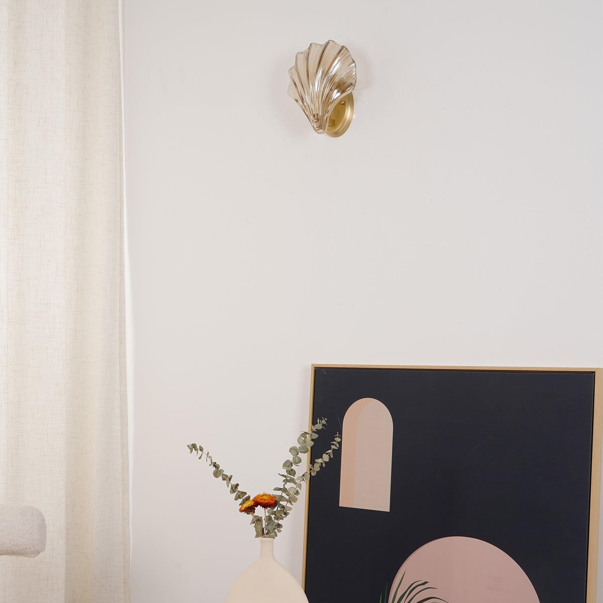 Respected Applique Murale en Verre et Laiton Premium - Neutralighting