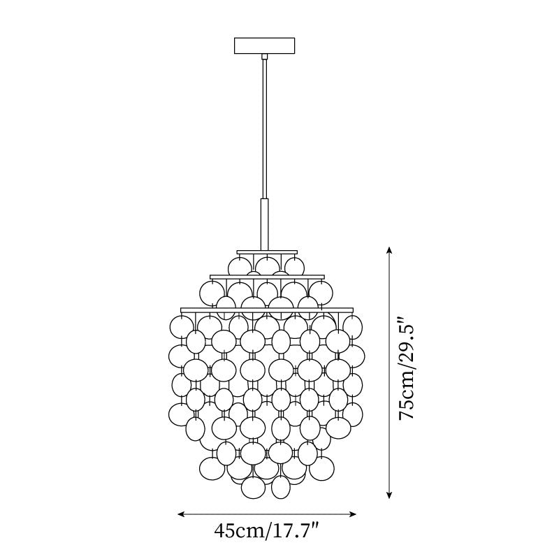 Elios Élégant Lustre en Coquillage Capiz - Neutralighting