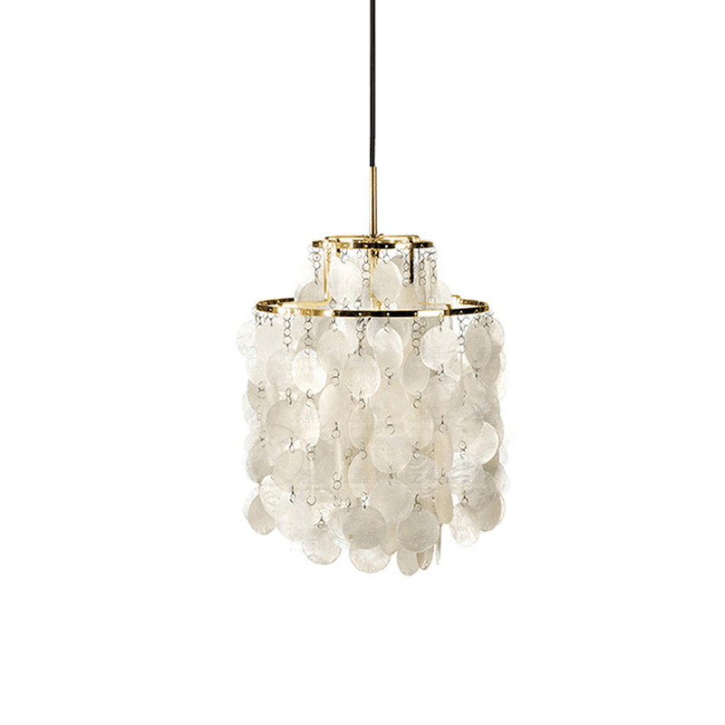 Elios Élégant Lustre en Coquillage Capiz - Neutralighting