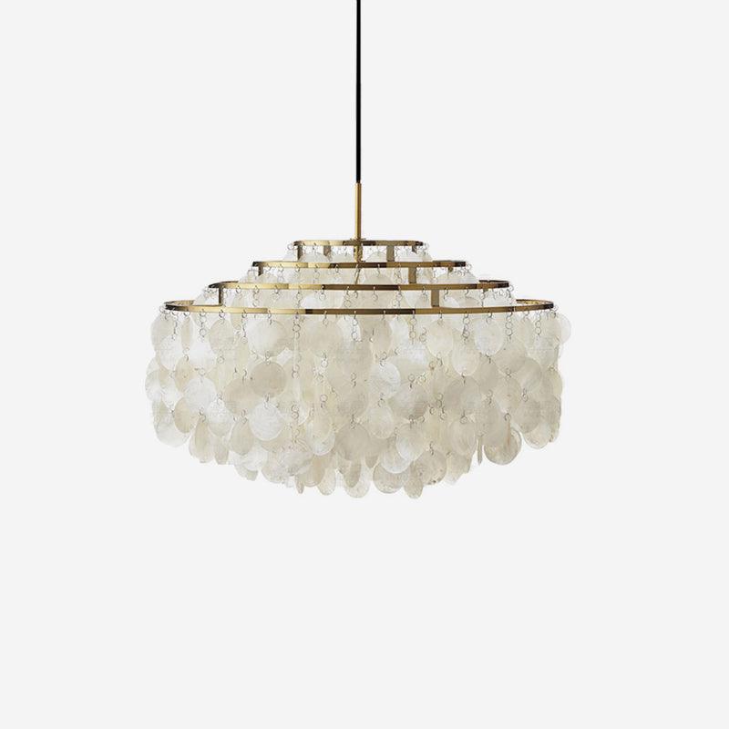 Elios Élégant Lustre en Coquillage Capiz - Neutralighting
