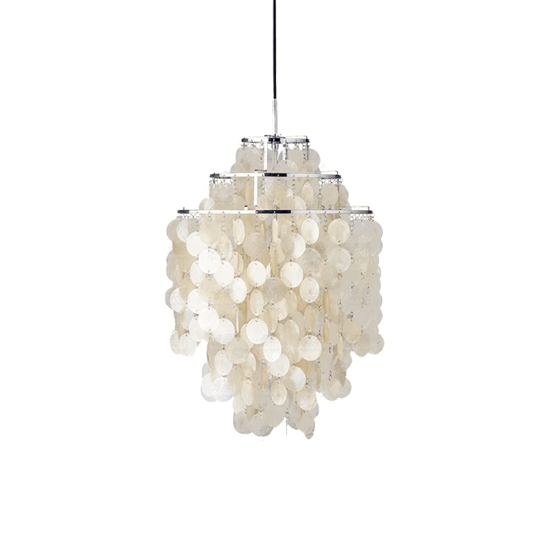 Elios Élégant Lustre en Coquillage Capiz - Neutralighting