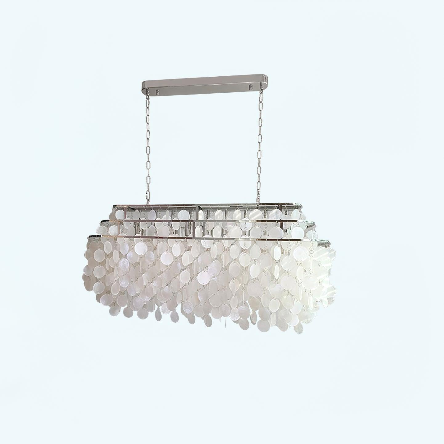 Elios Élégant Lustre en Coquillage Capiz - Neutralighting