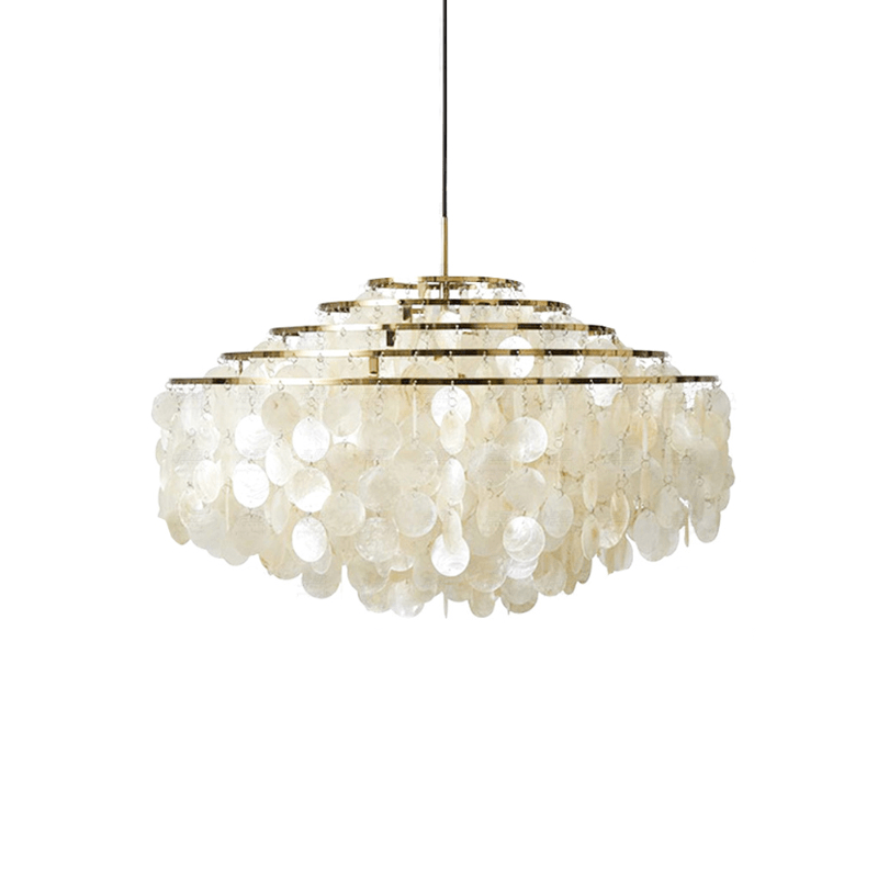 Elios Élégant Lustre en Coquillage Capiz - Neutralighting