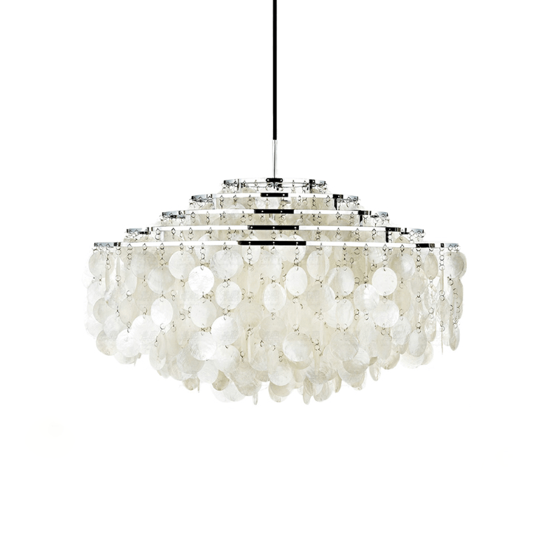 Elios Élégant Lustre en Coquillage Capiz - Neutralighting