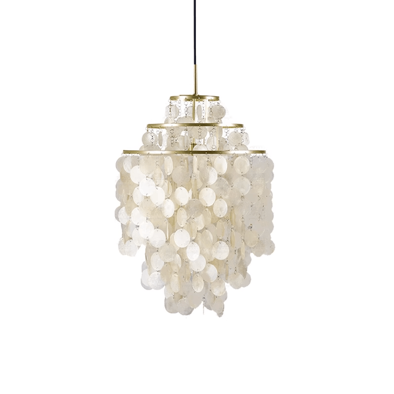 Elios Élégant Lustre en Coquillage Capiz - Neutralighting