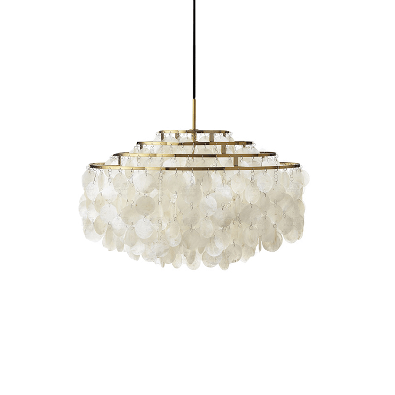 Elios Élégant Lustre en Coquillage Capiz - Neutralighting