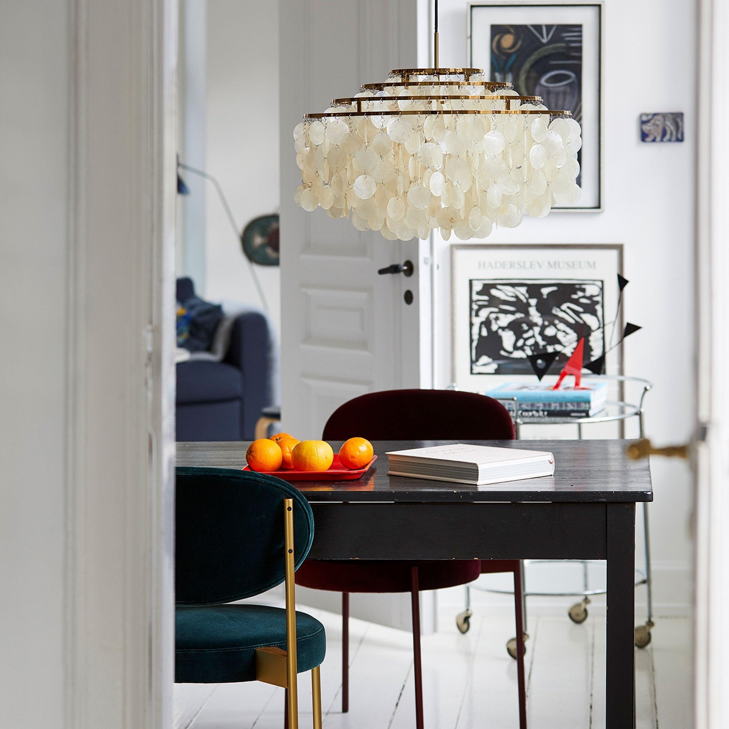 Elios Élégant Lustre en Coquillage Capiz - Neutralighting