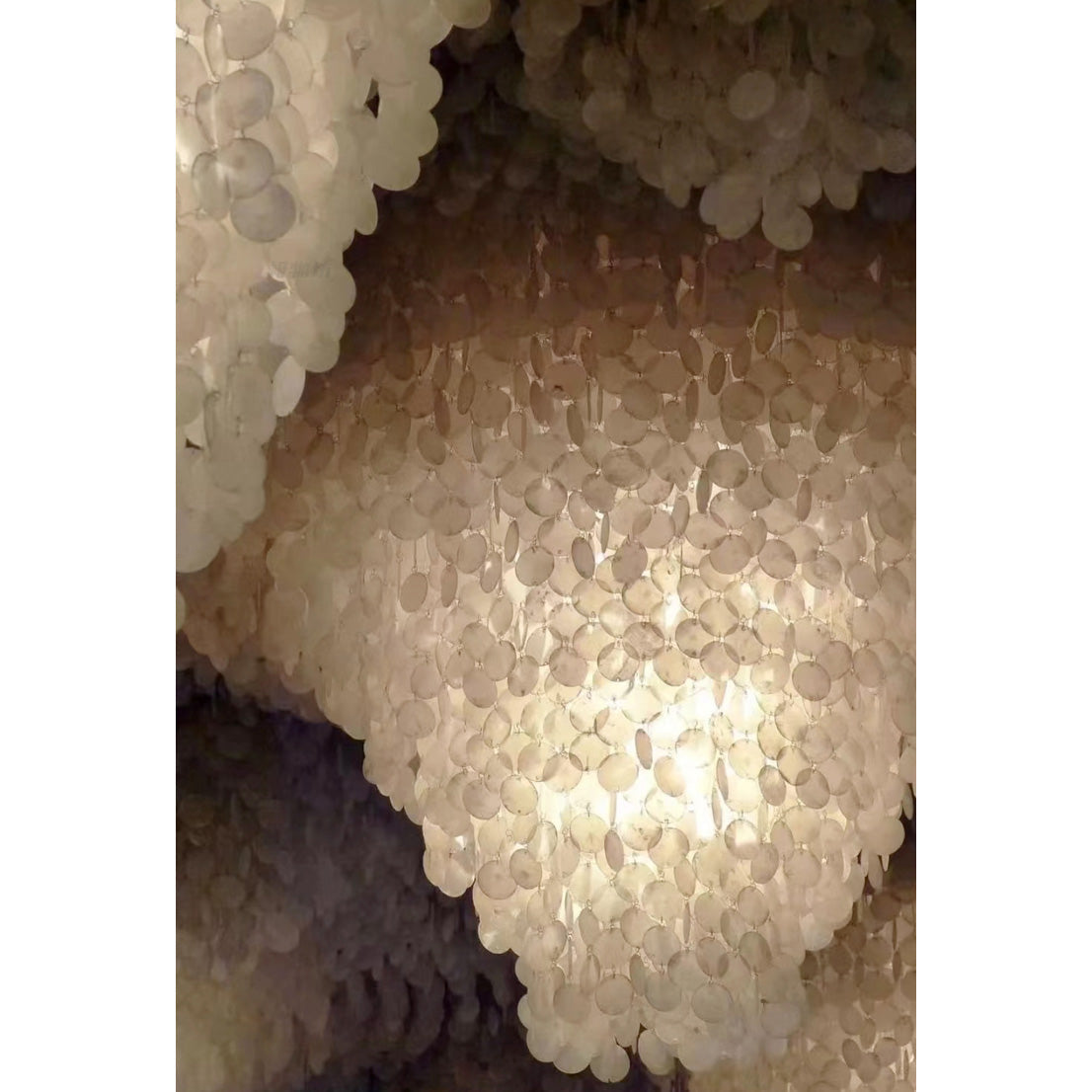 Idoris Postmodern Luxury Waterfall Metal Chandelier - Lamp Copper