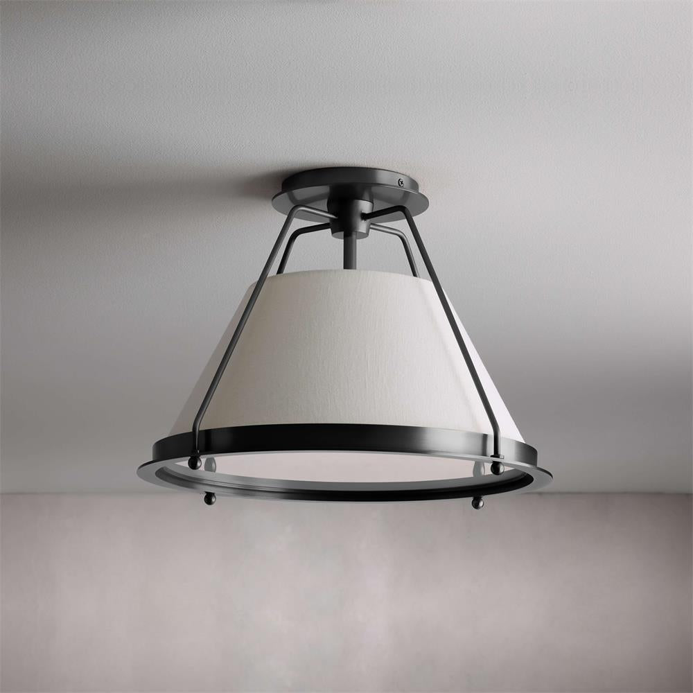 Ardennes Plafonnier en Tissu Style Industriel Vintage - Neutralighting