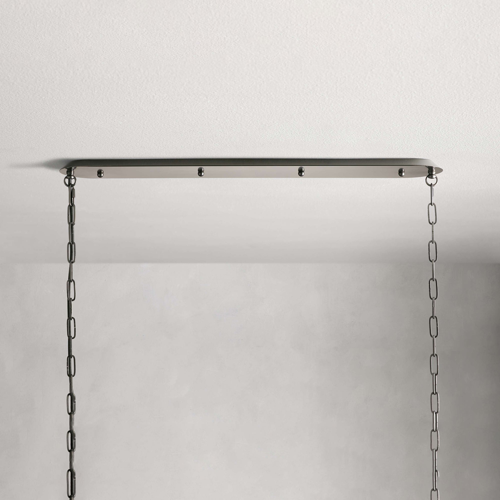 Lysilara Vintage Industrial Linear Fabric Chandelier - Lamp Copper
