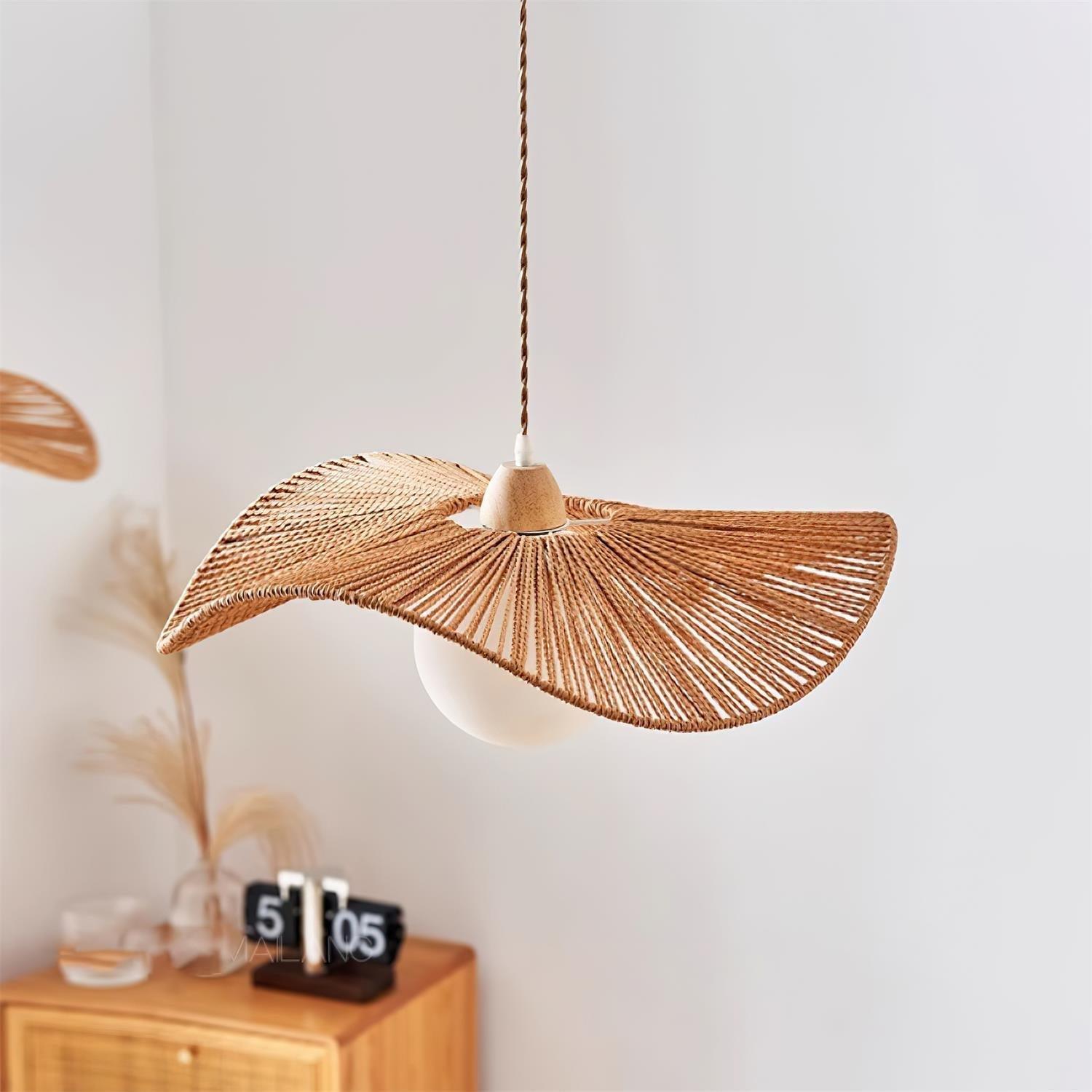 Shiloh Suspension Tressé Organique Minimaliste - Neutralighting