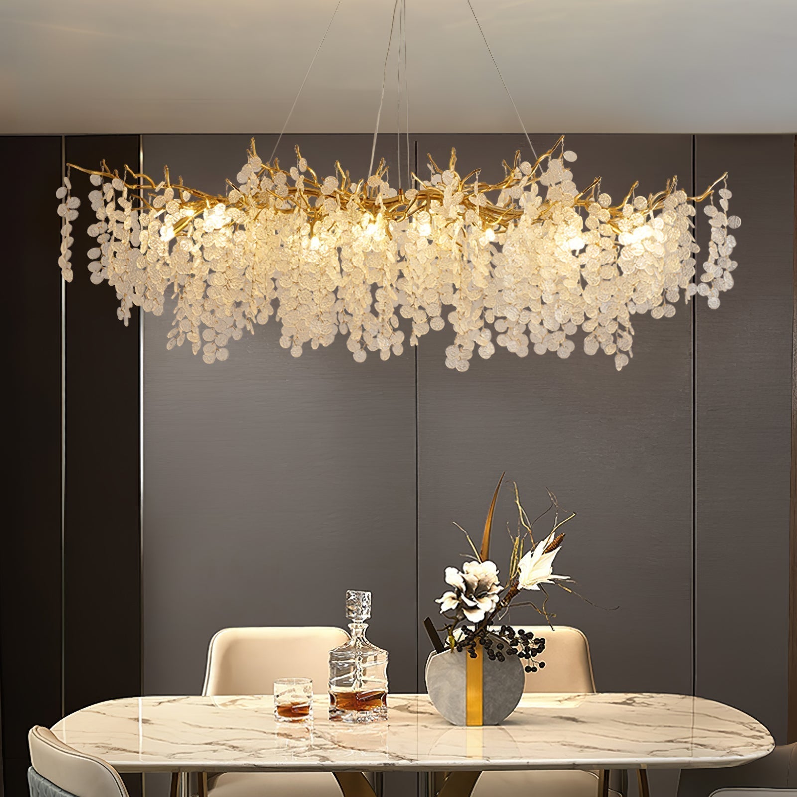 Shiro Noda Crystal Chandelier - Blowlighting