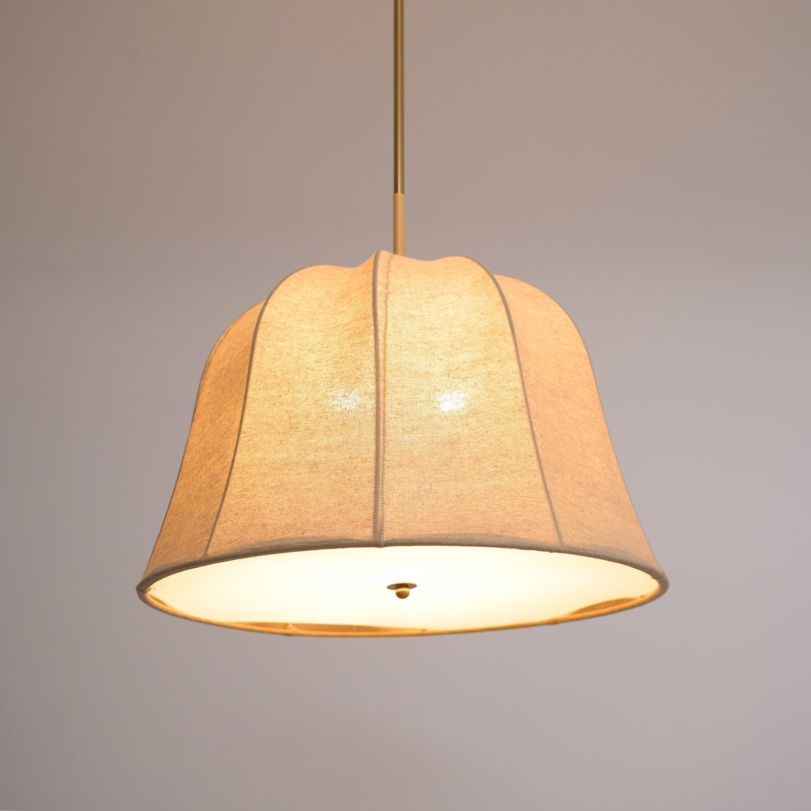Tala Suspension Cloche en Tissu à Rayures - Neutralighting