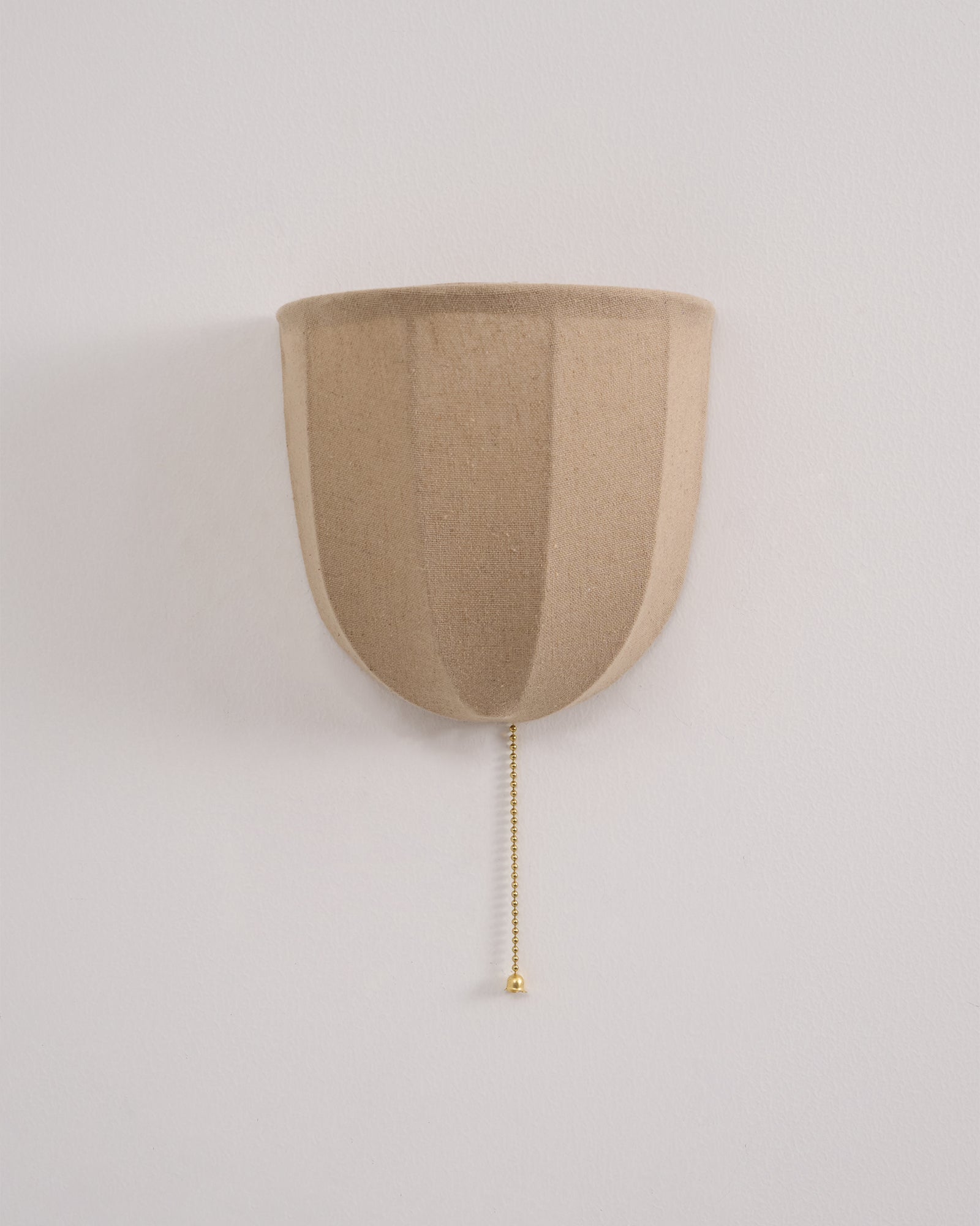 Griswold Applique Murale en Toile de Lin Naturel - Neutralighting