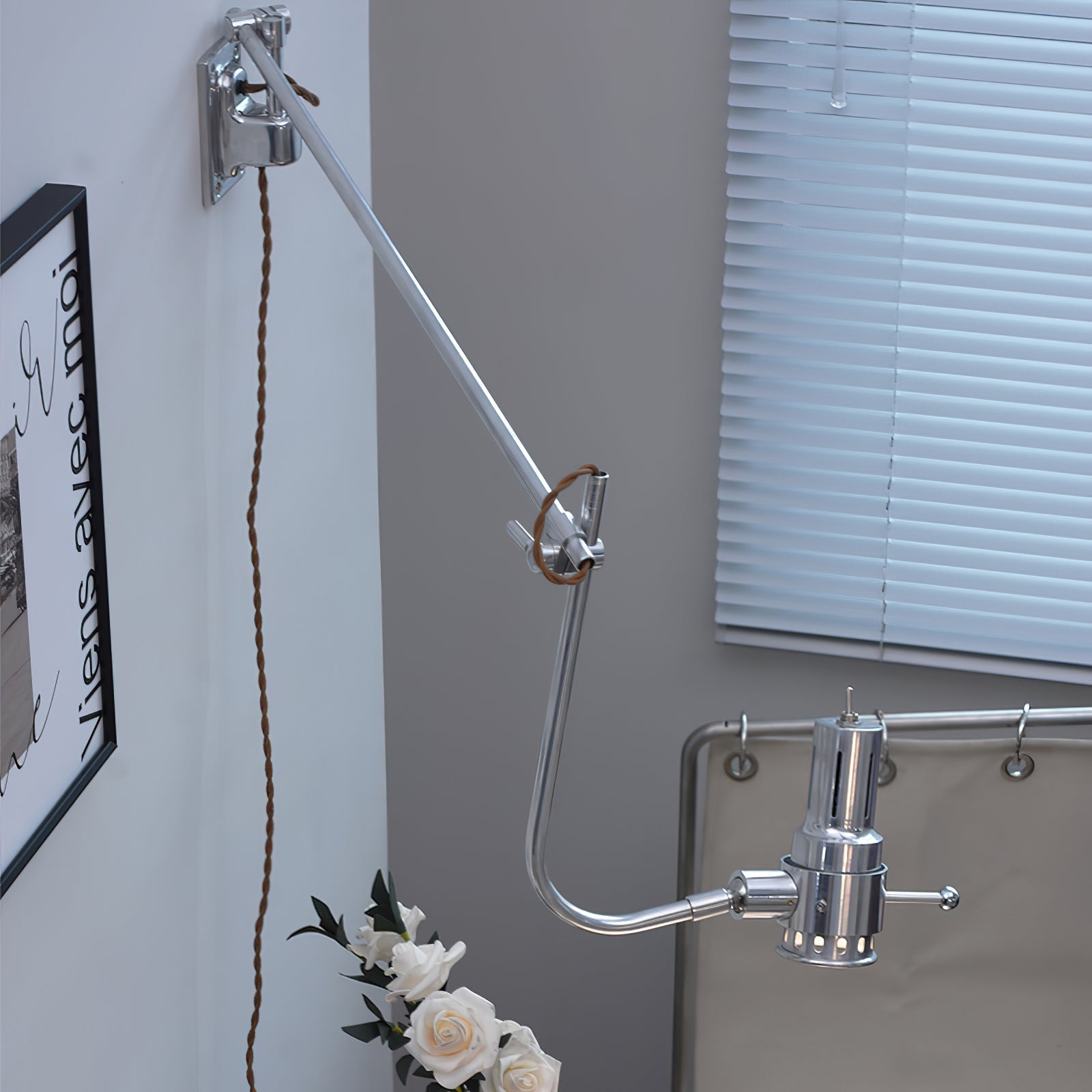 Ersolis Applique Murale en Métal à Bras Articulé Style Industriel Vintage - Neutralighting