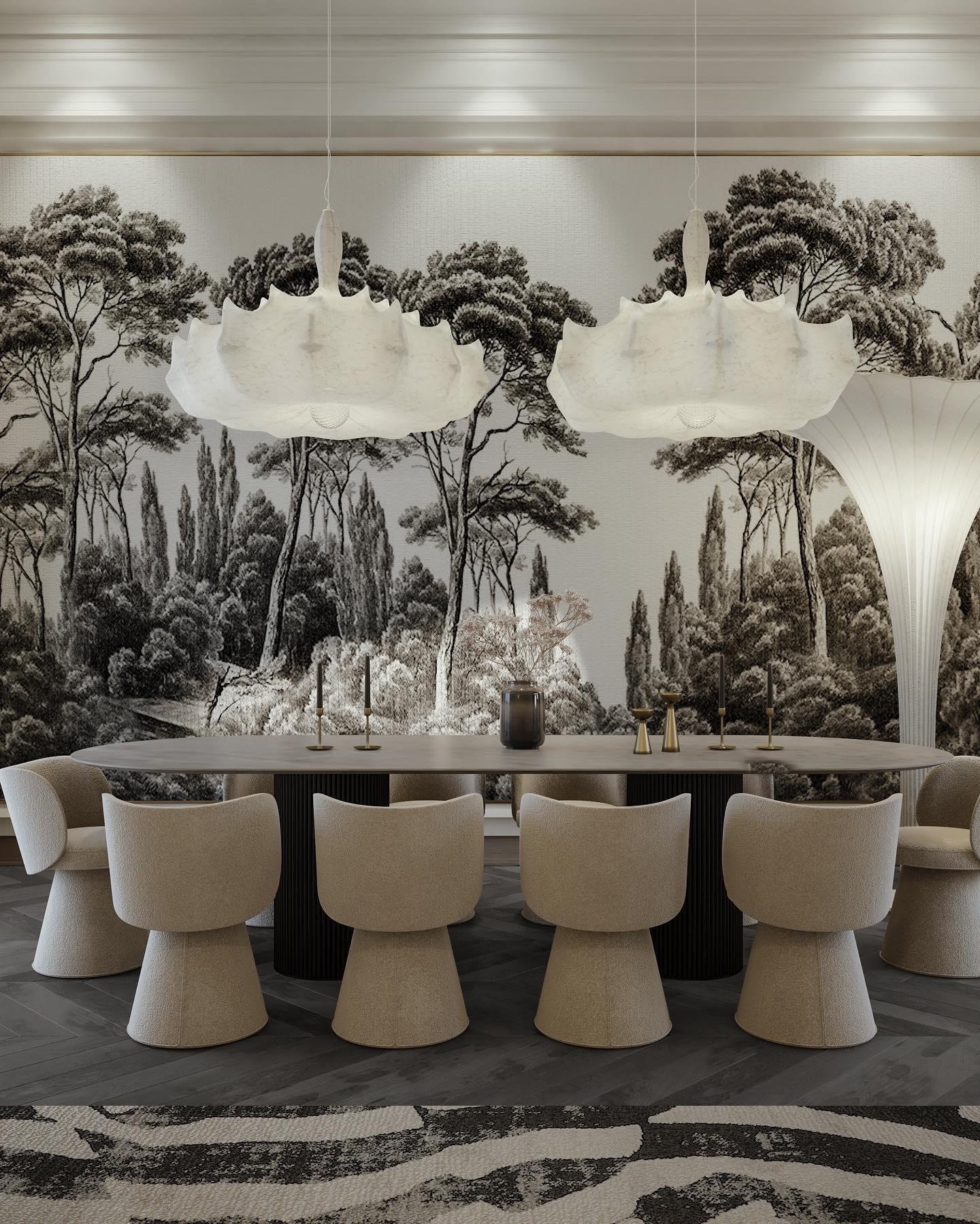 Marcel Lustra Lustre Cocoon Résine Cristal Éclat - Neutralighting
