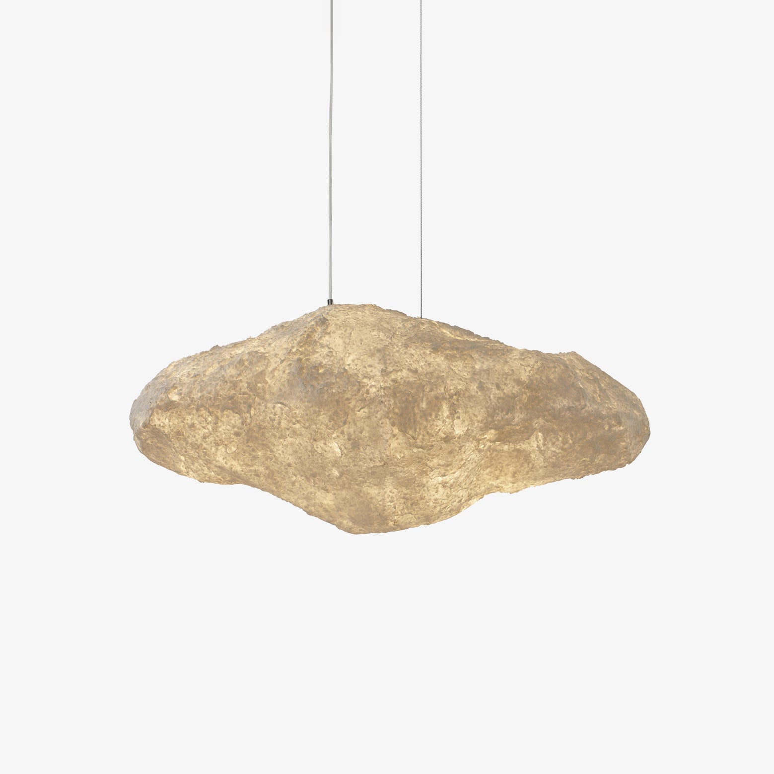 Elliros Texturé Pulpe Papier Suspension Lumière - Neutralighting