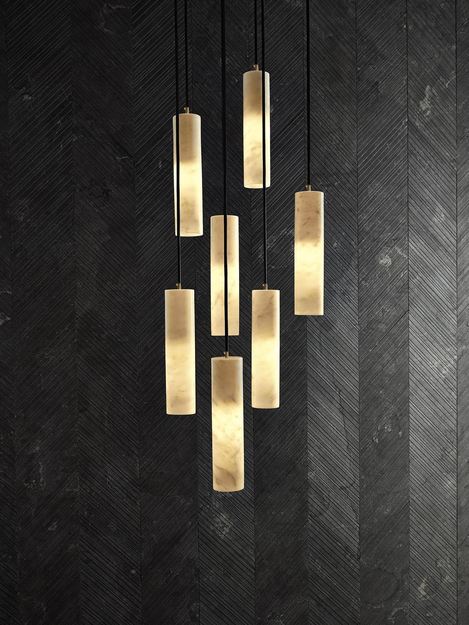 Nyxara Suspension Cluster Albâtre - Neutralighting
