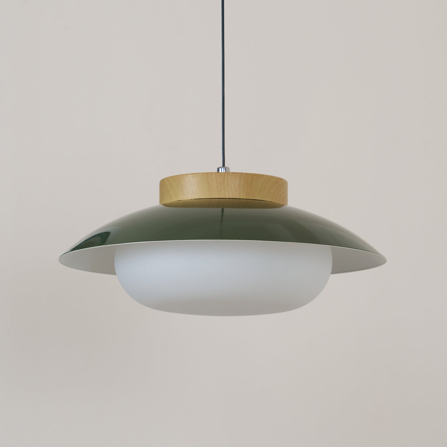 Aero Lampe Pendante Industrielle en Verre à Brancher - Neutralighting