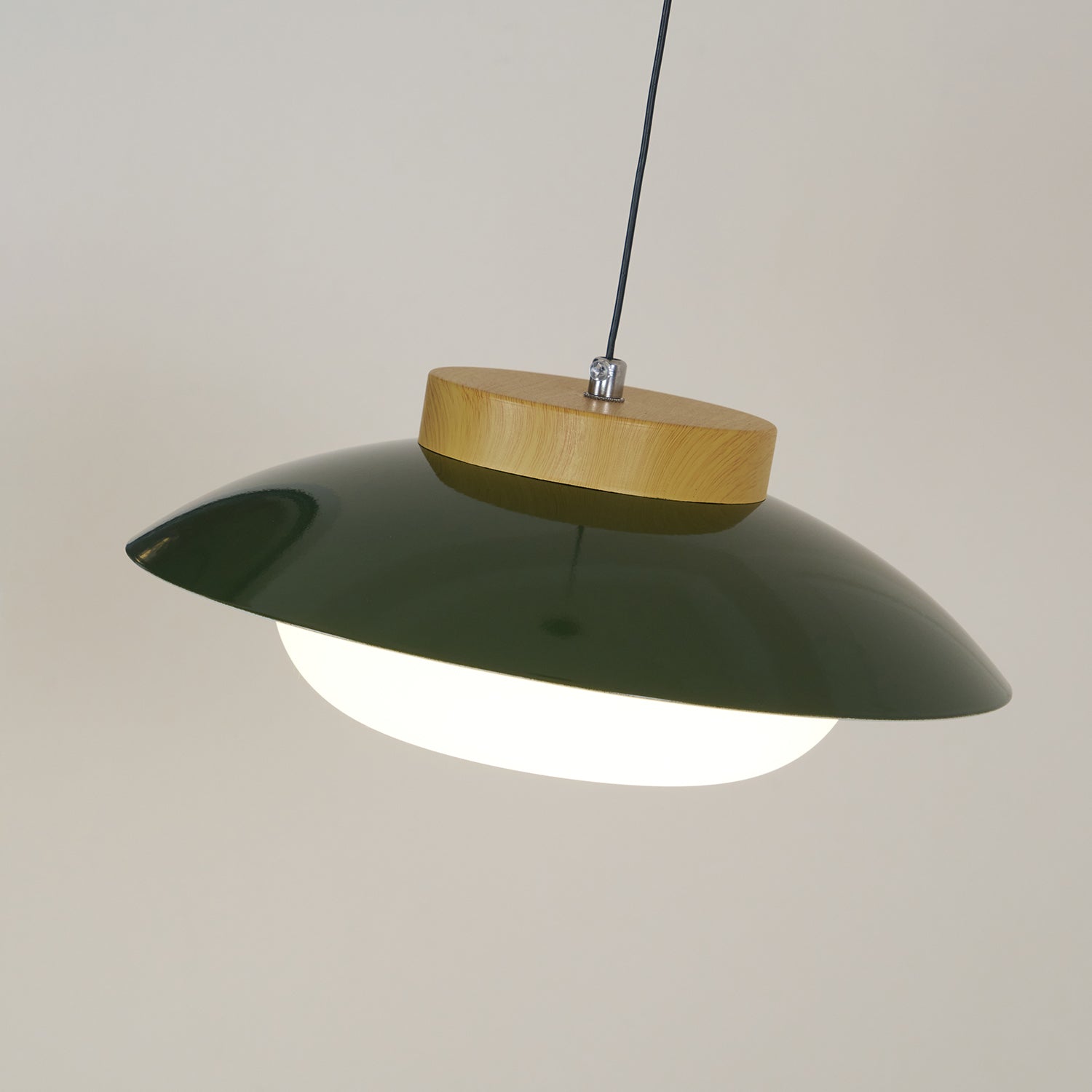 Aero Lampe Pendante Industrielle en Verre à Brancher - Neutralighting