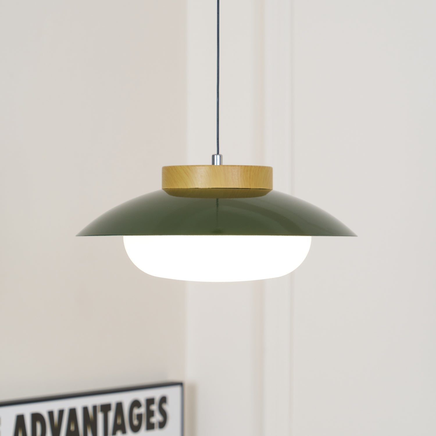 Aero Lampe Pendante Industrielle en Verre à Brancher - Neutralighting