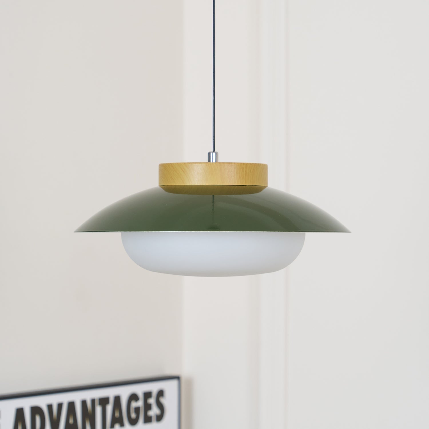 Aero Lampe Pendante Industrielle en Verre à Brancher - Neutralighting