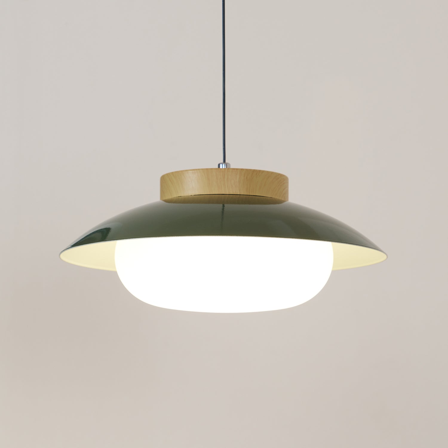 Aero Lampe Pendante Industrielle en Verre à Brancher - Neutralighting