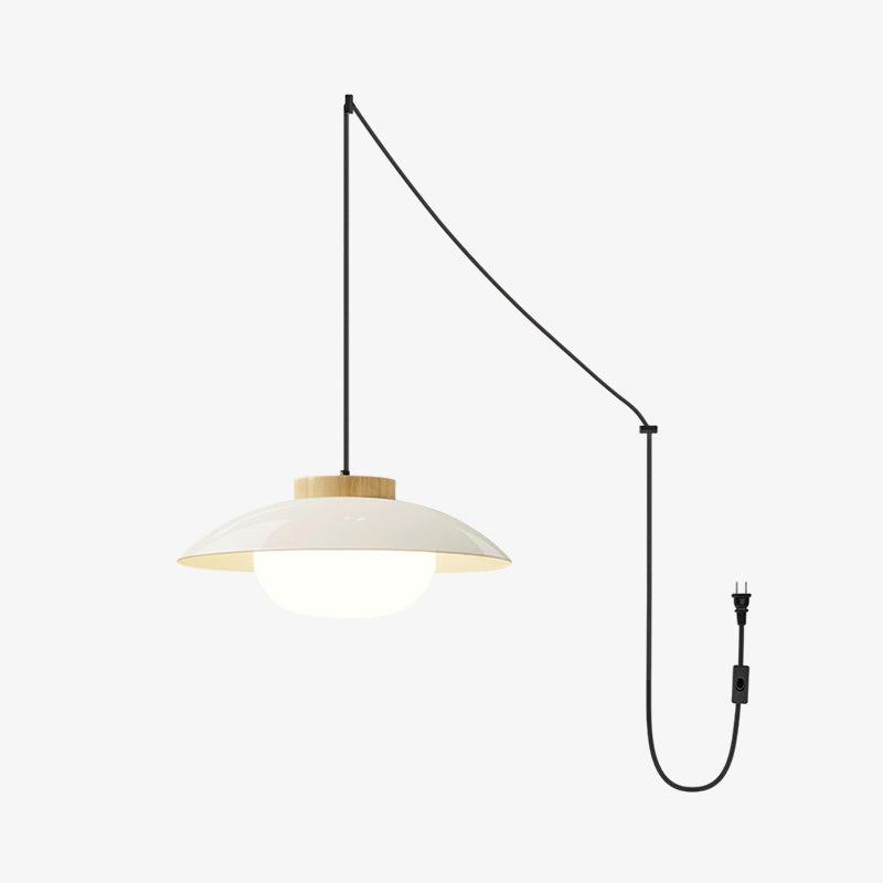 Aero Lampe Pendante Industrielle en Verre à Brancher - Neutralighting