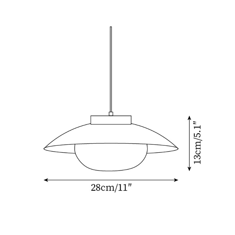 Aero Lampe Pendante Industrielle en Verre à Brancher - Neutralighting