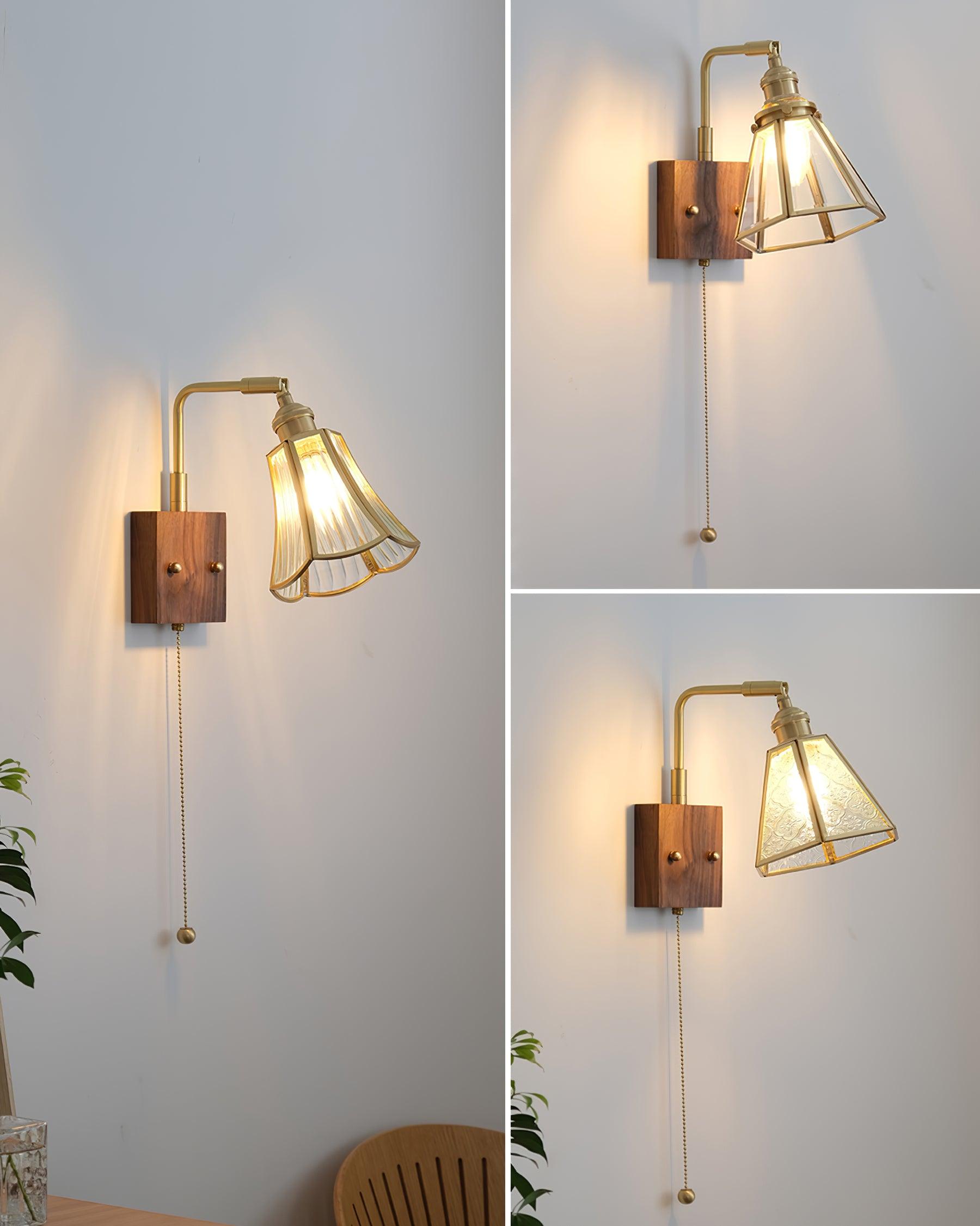 Simone Applique Murale Verre Floral - Neutralighting