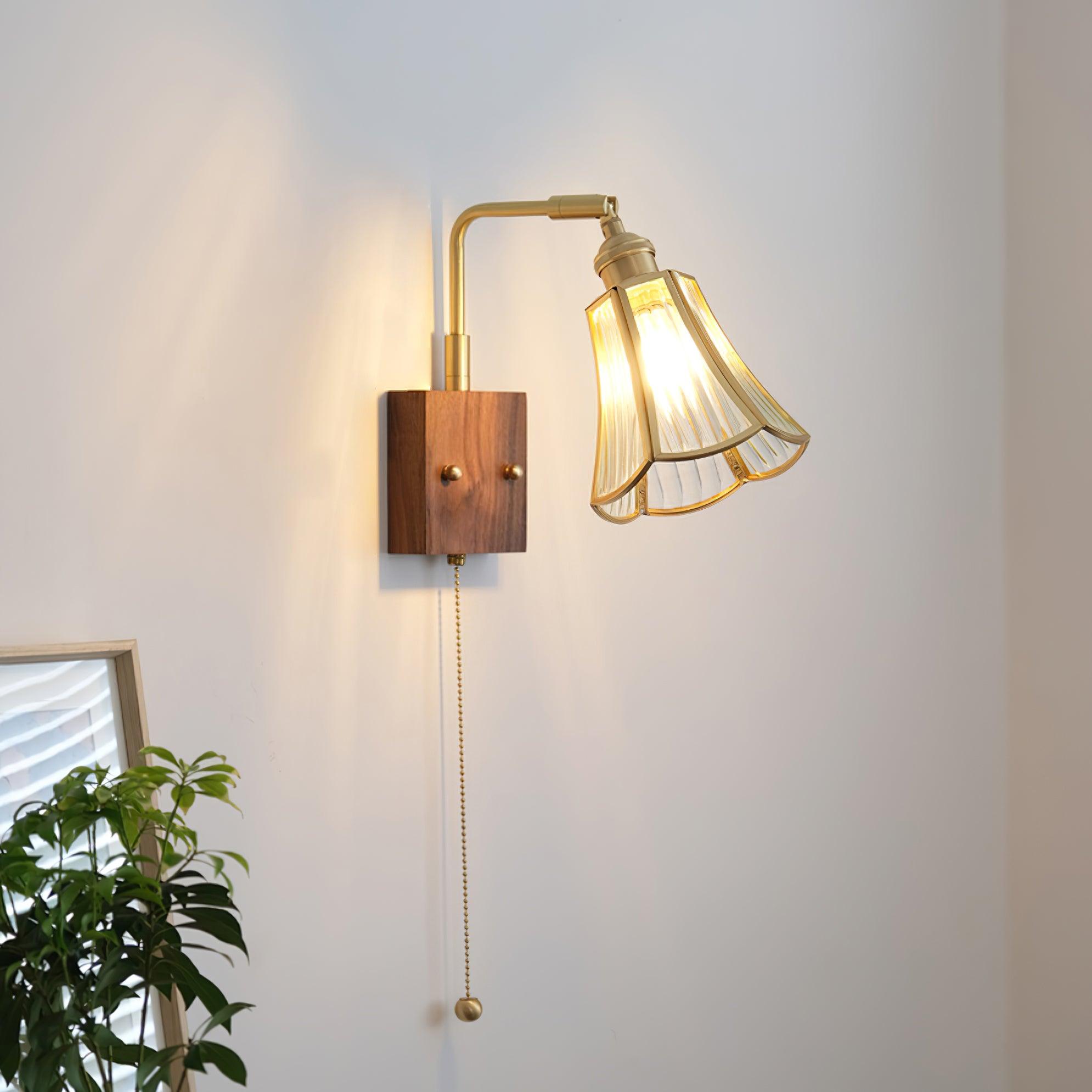 Simone Applique Murale Verre Floral - Neutralighting