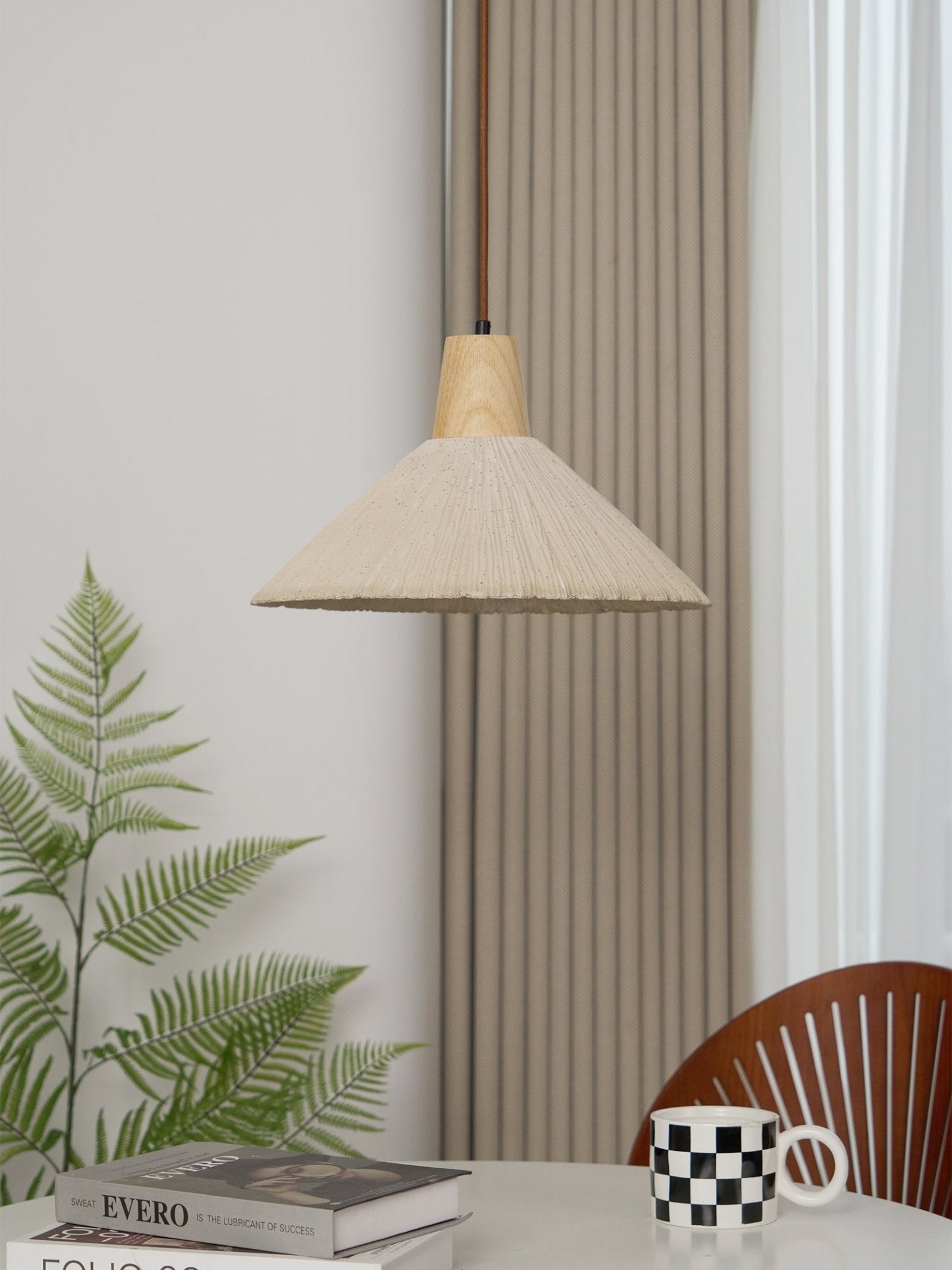 Solara Lampe suspendue en béton plissé - Neutralighting