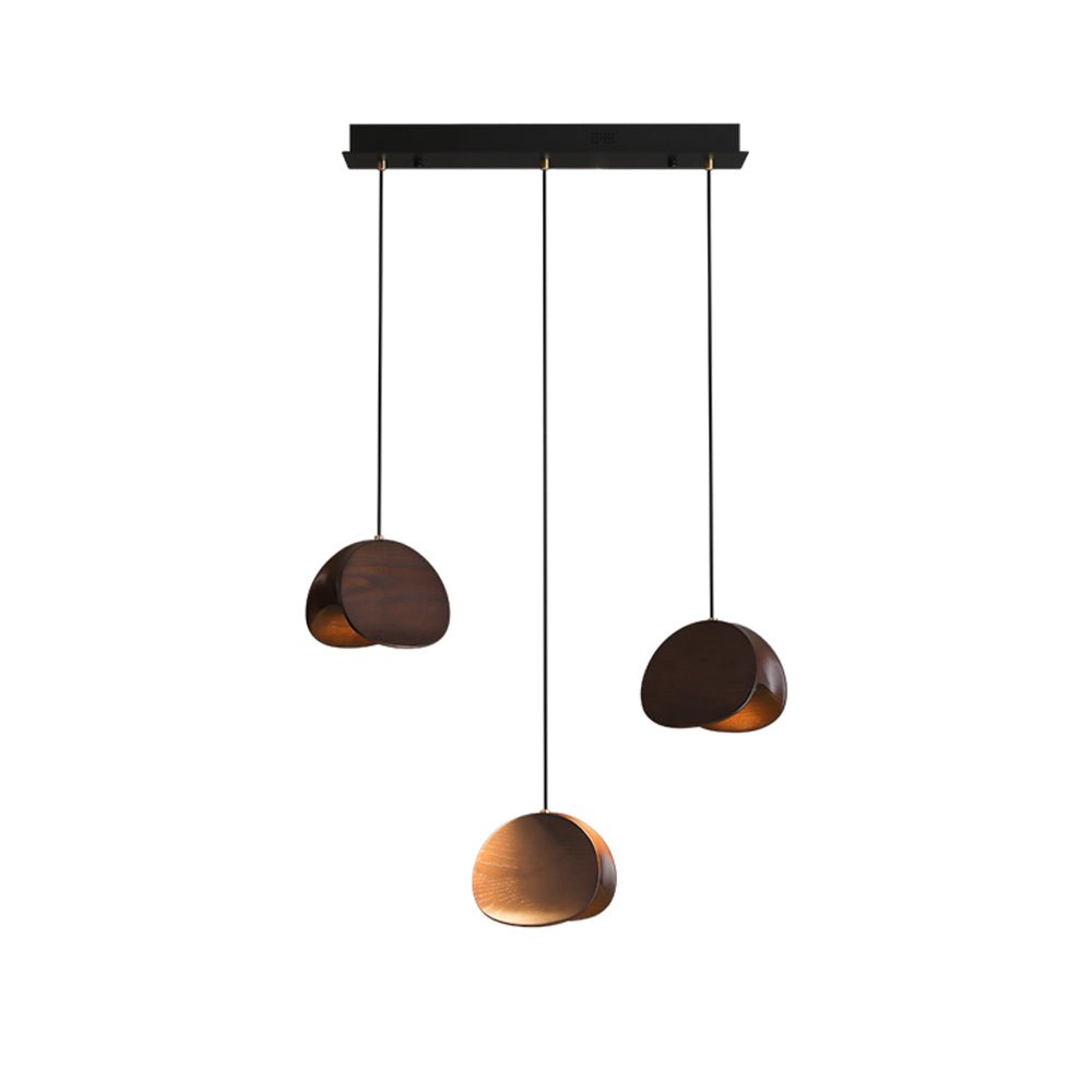Elmiren Grappe Bois Pendentif Lumière - Neutralighting