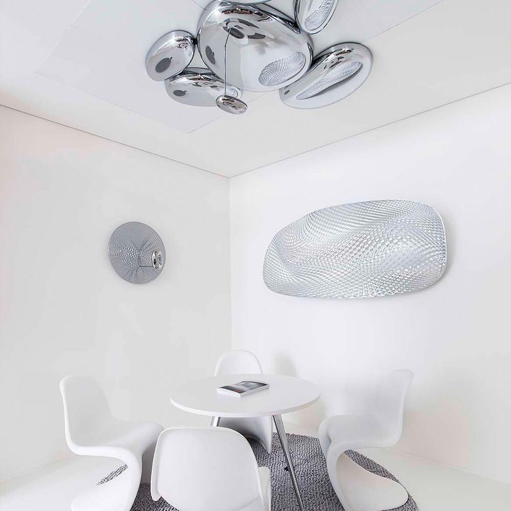 Solara Plafonnier Chrome Pebble Moderne - Neutralighting