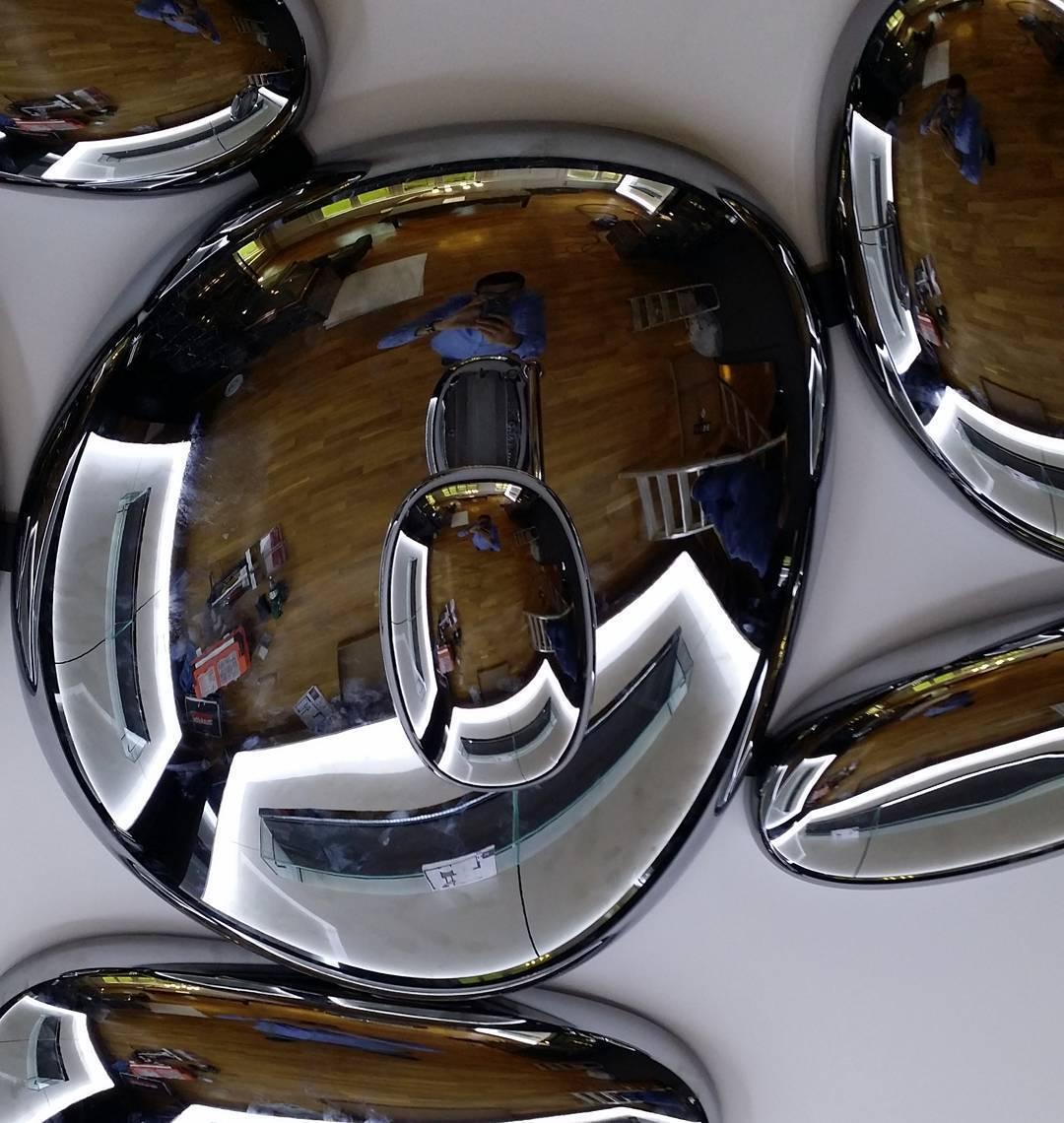 Solara Plafonnier Chrome Pebble Moderne - Neutralighting