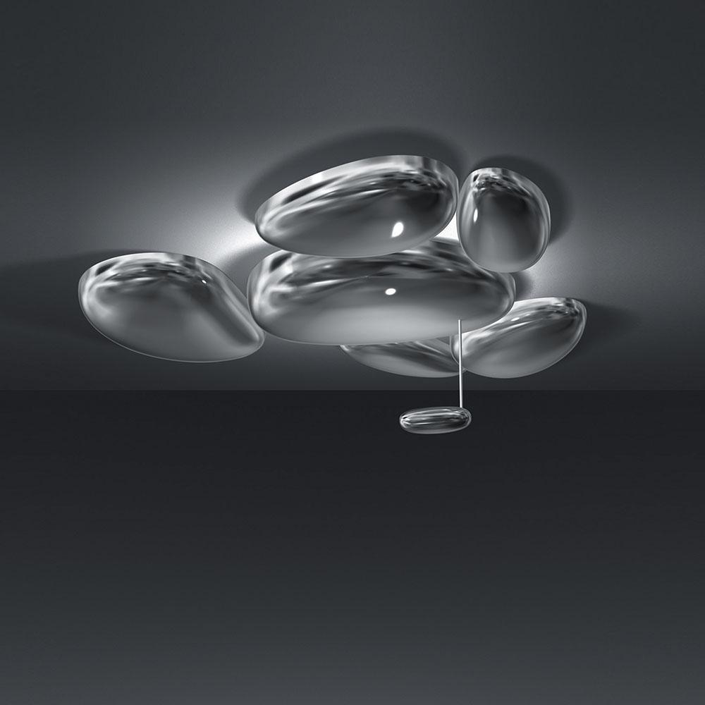 Solara Plafonnier Chrome Pebble Moderne - Neutralighting