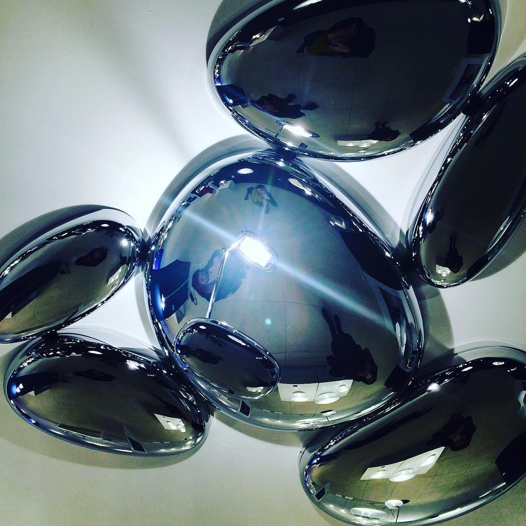 Solara Plafonnier Chrome Pebble Moderne - Neutralighting