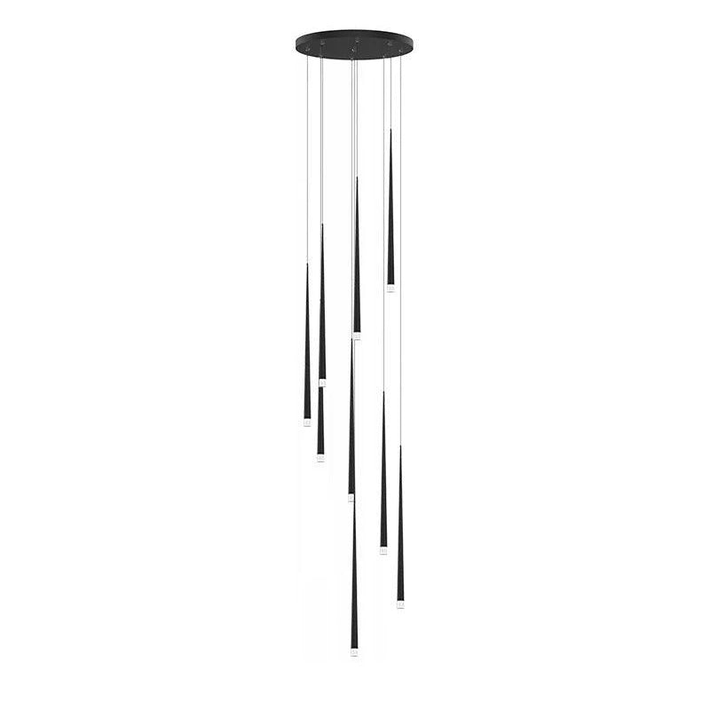 Lustra Chandelier Élancé Noir Minimaliste - Neutralighting