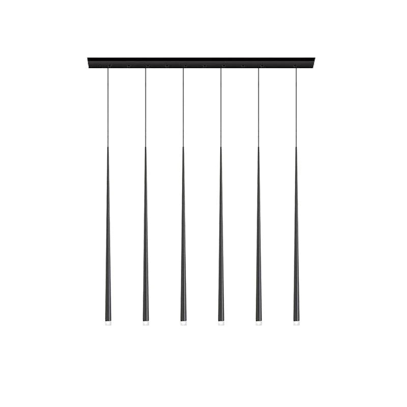 Lustra Chandelier Élancé Noir Minimaliste - Neutralighting