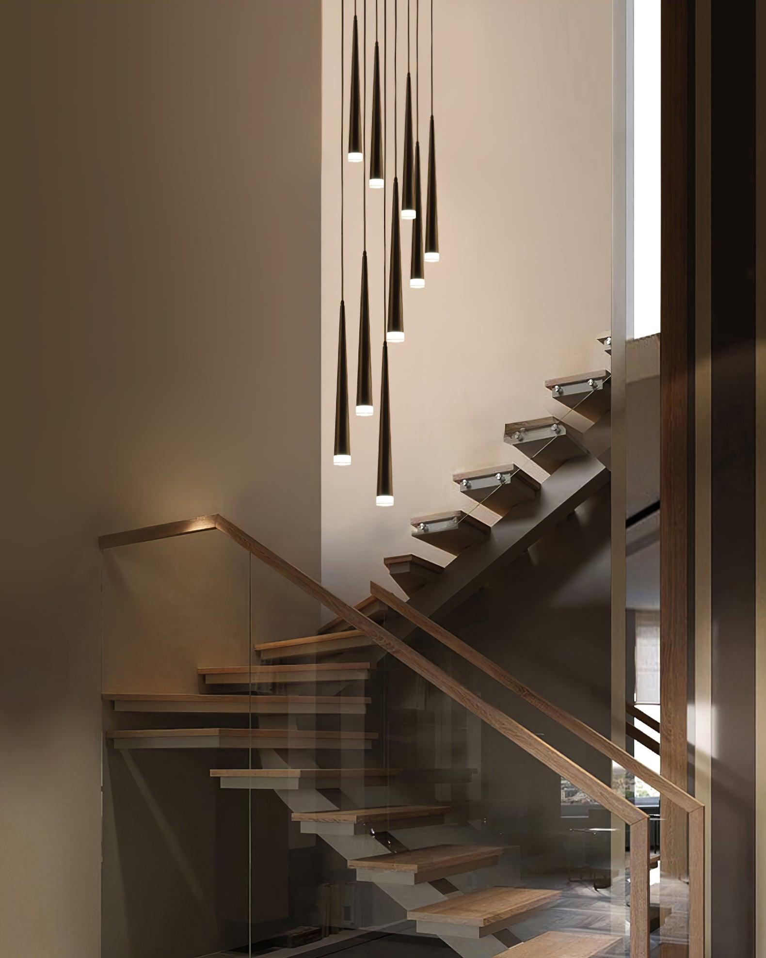 Lustra Chandelier Élancé Noir Minimaliste - Neutralighting