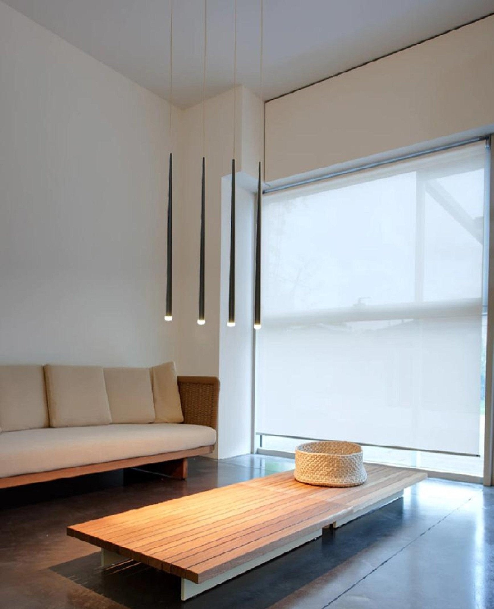 Lustra Chandelier Élancé Noir Minimaliste - Neutralighting