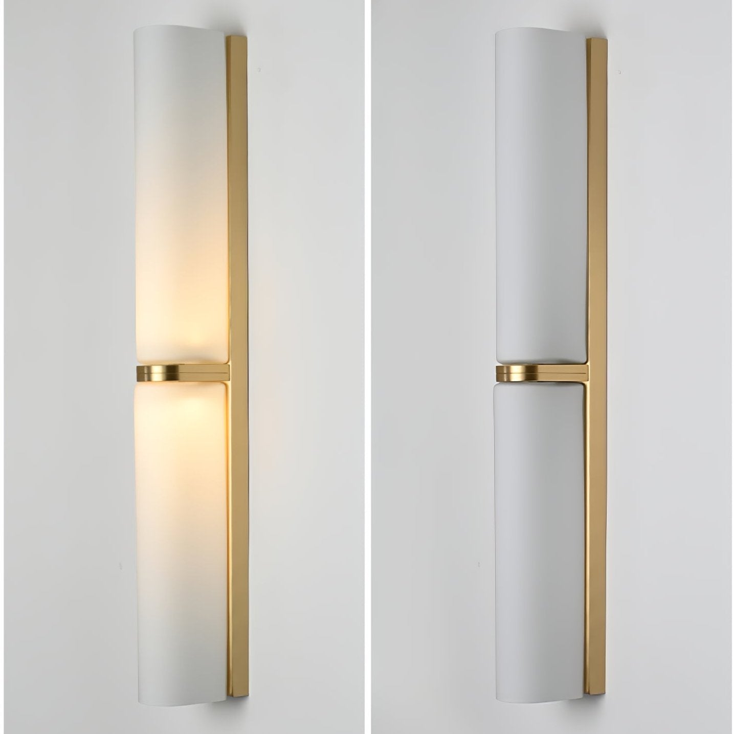Alraeir Modern Minimalist Glass Wall Lamp - Lamp Copper