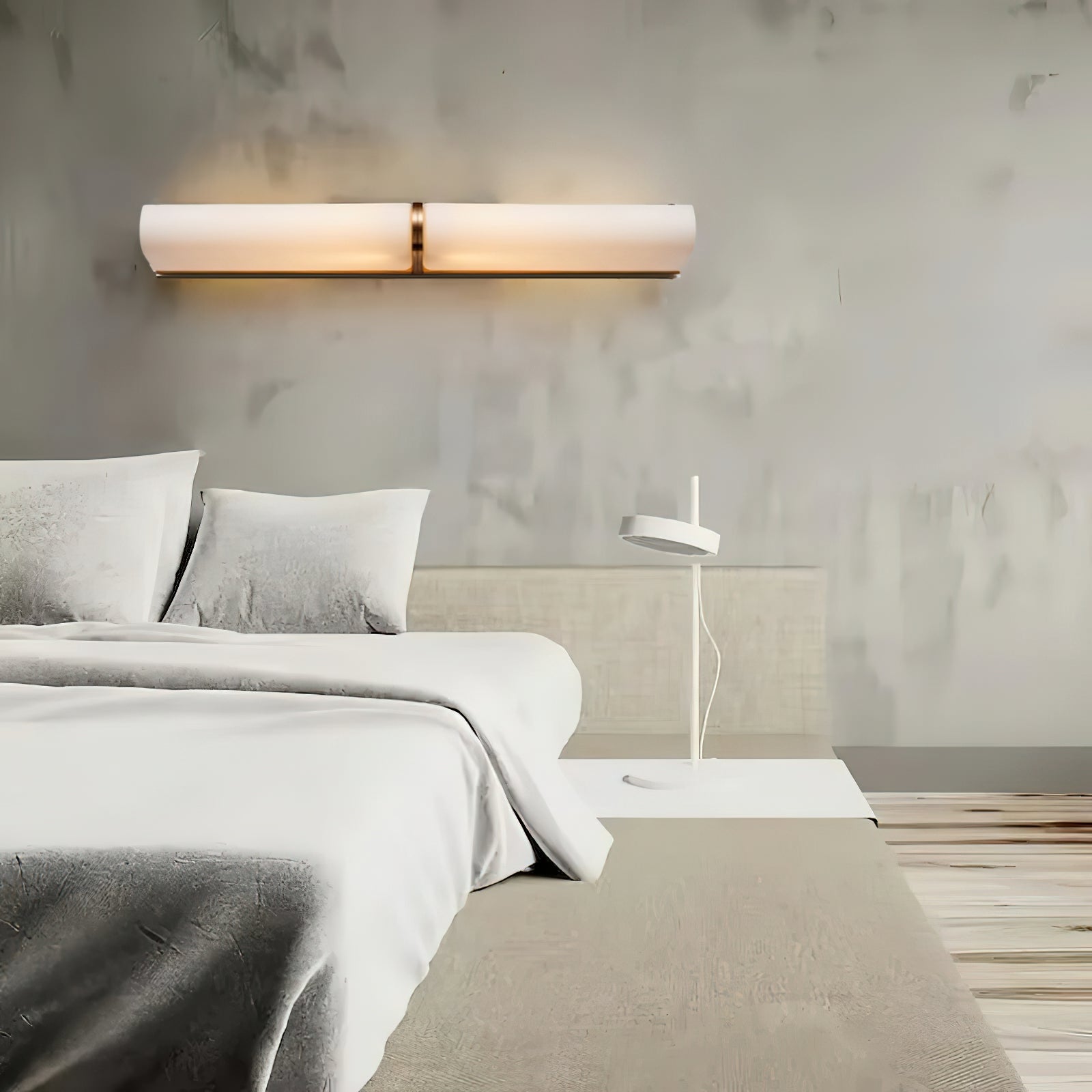 Alraeir Modern Minimalist Glass Wall Lamp - Lamp Copper