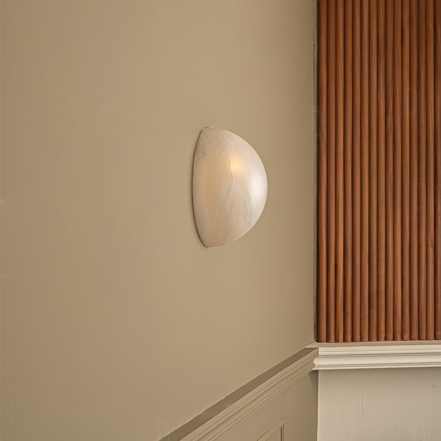 Canoria Applique Murale Wabi-Sabi en Travertin - Neutralighting