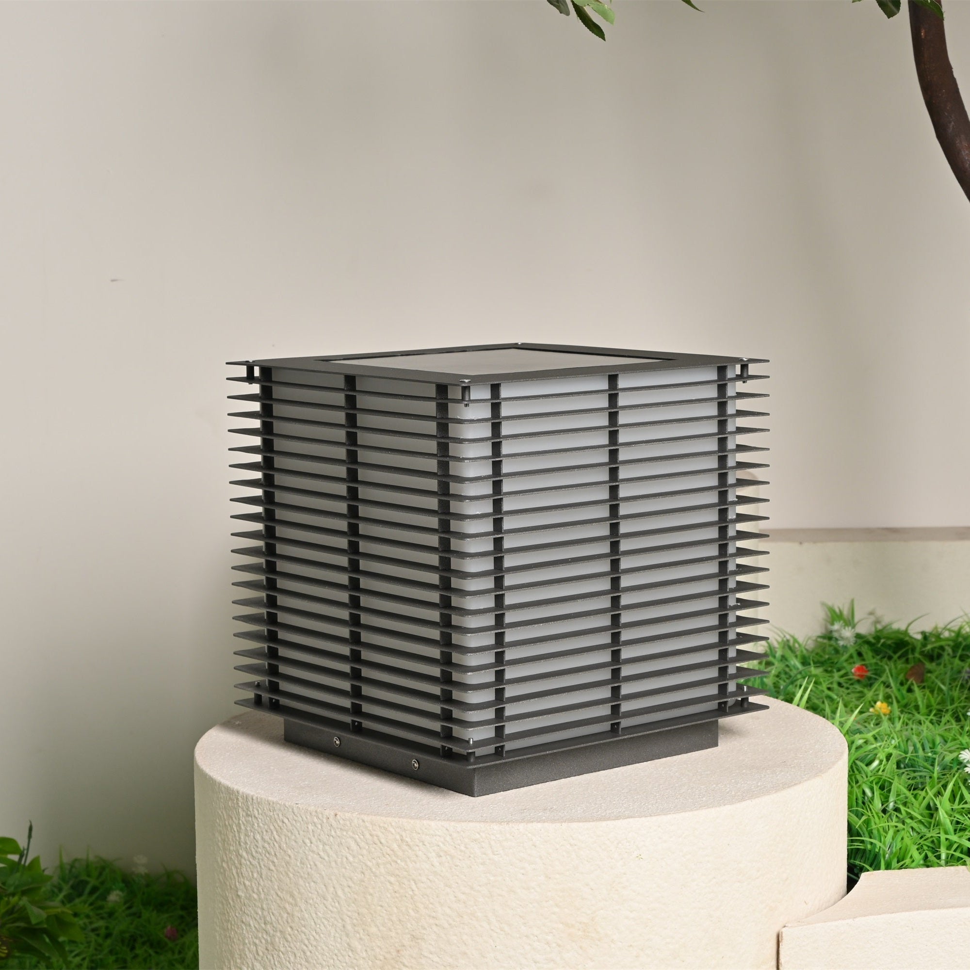 Eryon Lampe Solaire À Grille Extérieure - Neutralighting