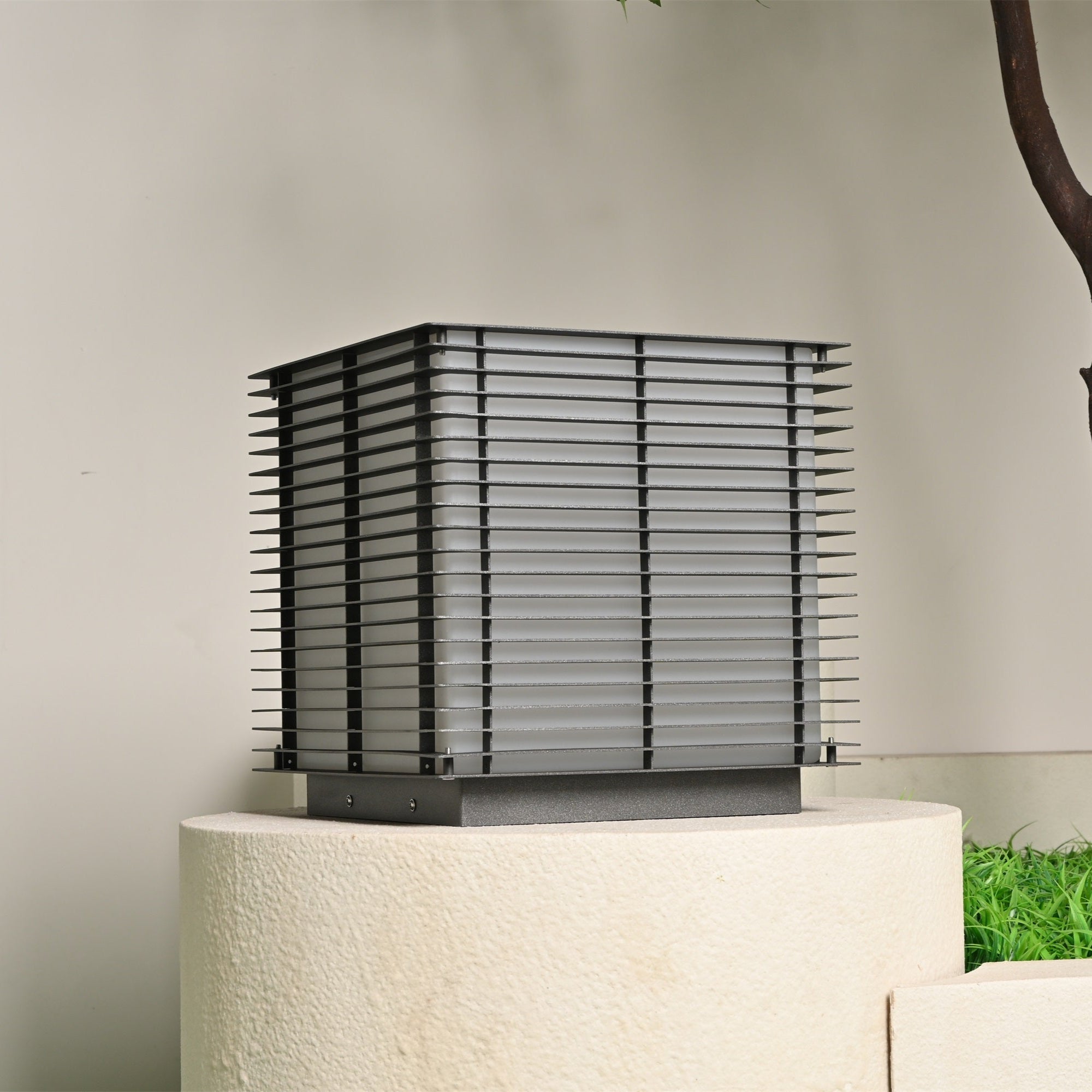 Eryon Lampe Solaire À Grille Extérieure - Neutralighting