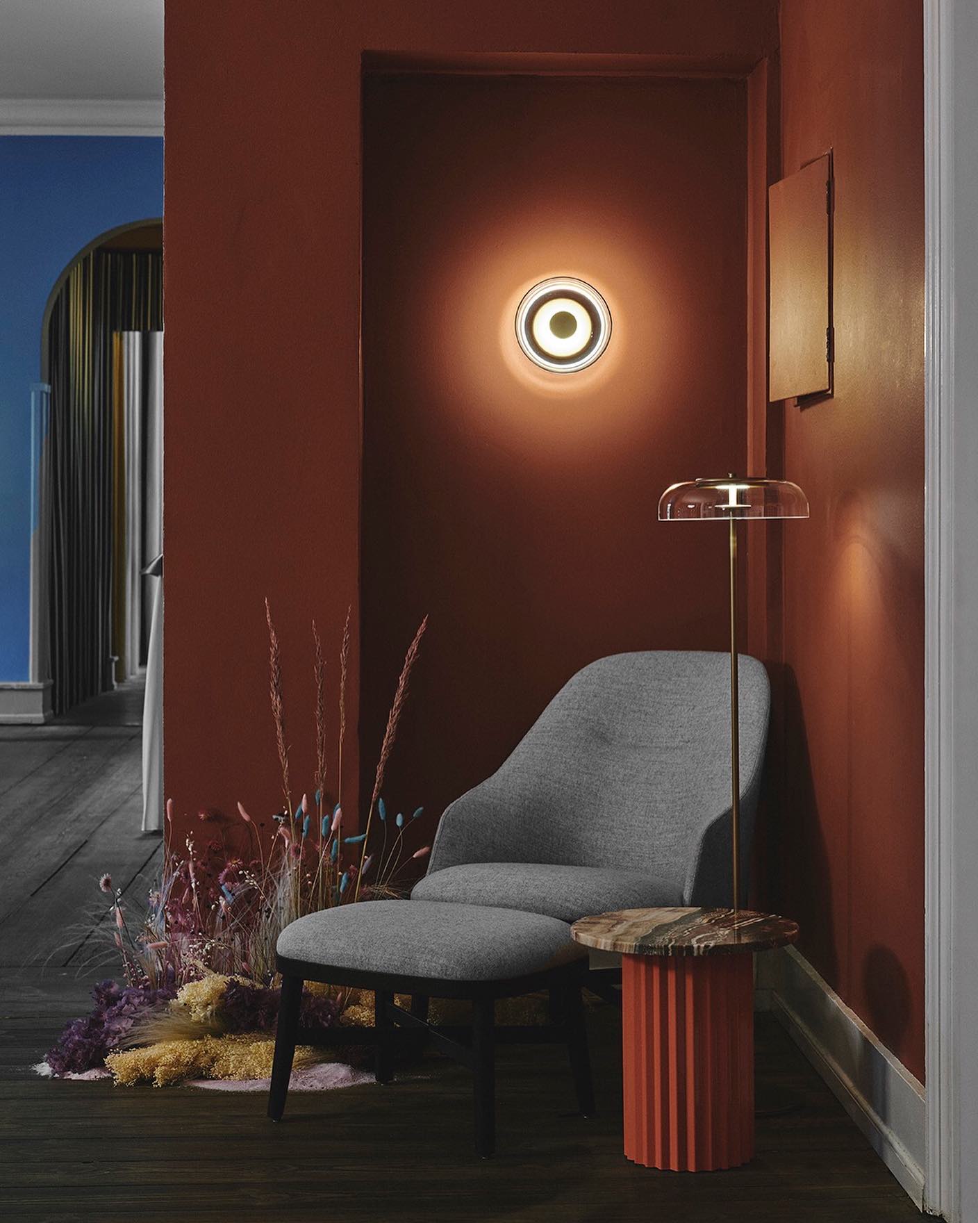 Crux Applique Murale Moderne Minimaliste en Laiton - Neutralighting