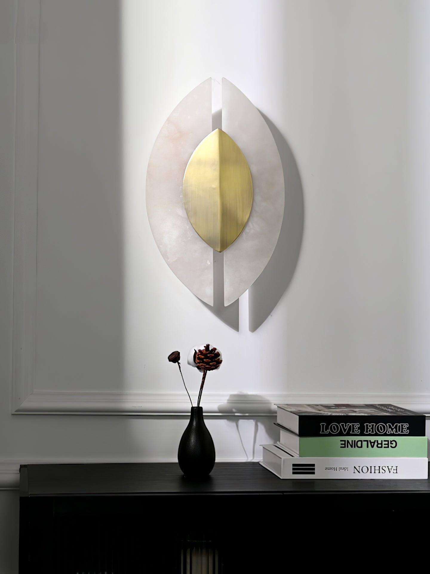 Orla Applique Murale Minimaliste en Albâtre - Neutralighting