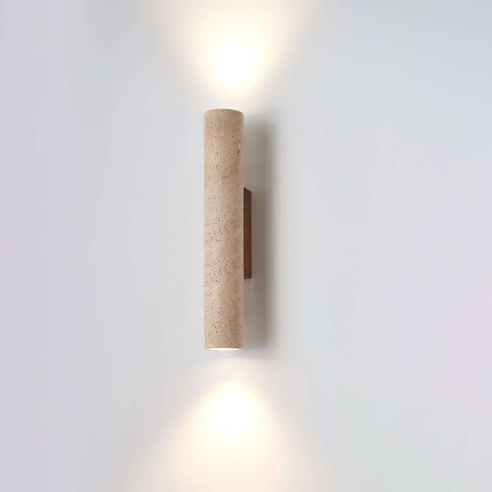 Olvaros Applique Murale Cylindre Mince Travertin - Neutralighting